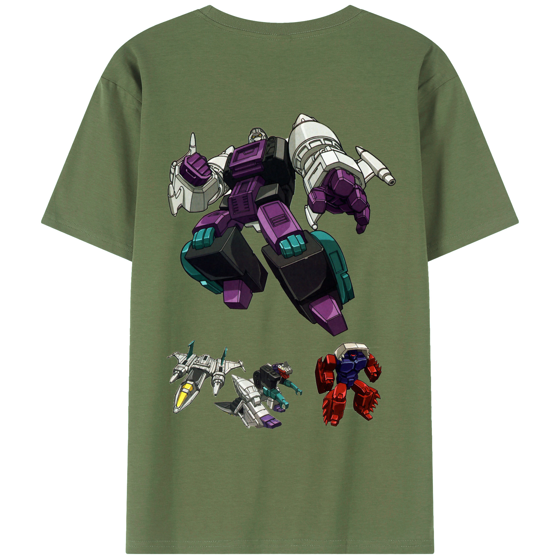 （画像用）  綿100％ メンズ半袖Tシャツ（バックプリント） 通気性